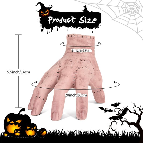 Mano De Látex Hiperrealista De Wednesday – Modelo De Terror – Accesorio Para Cosplay Y Decoración – Resistente Y Reutilizable