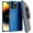 Blue / Black, variant on Rome Tech Apple iPhone 14 Pro Max Shell Holster Combo Case With Belt clip