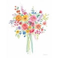 thumbnail image 2 of Nai, Danhui 12x14 Black Ornate Wood Framed with Double Matting Museum Art Print Titled - Sunshine Flowers, 2 of 4