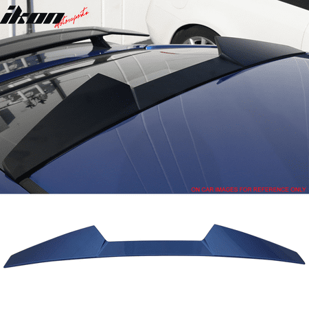 Abs Roof Spoiler - 16-18 Honda Civic X 10th Gen Coupe 2Dr V Style Roof Spoiler Wing - ABS