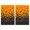 Orange Halloween Bats, variant on 2 Pcs Funny Kitchen Towels,Occult Halloween Pattern Microfiber Dish Towels,Kitchen Tea Towels,Kitchen Towel Set (18" X 26")