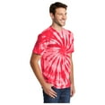 thumbnail image 4 of Port & Company Men's Tie-Dye Cotton Short Sleeve T-Shirt Red 3X-Large, 4 of 4