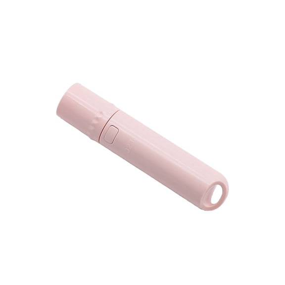 Flashlight Mini USB Rechargeable LED Keychain Flashlight Zoomable Dimming Portable for Emergency Lighting Pink