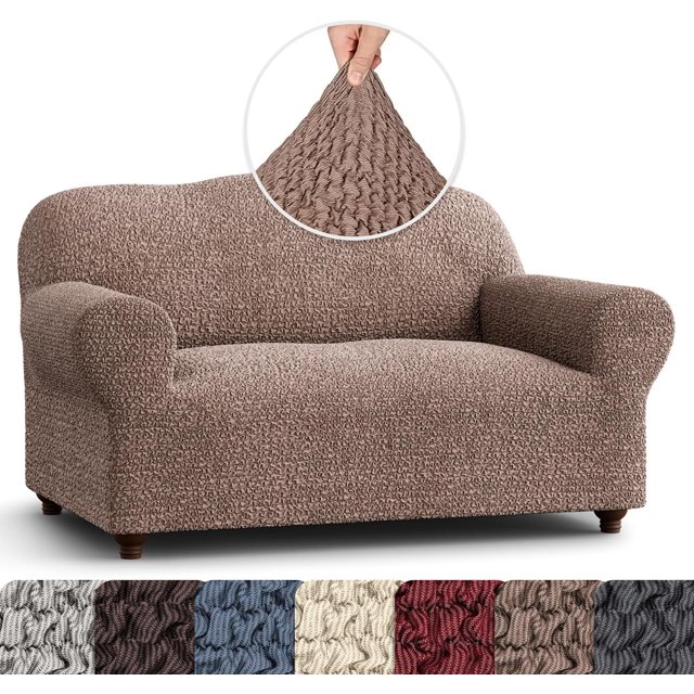 Chair Cover Armchair Cover Armchair Slipcover Cotton Fabric Slipcover Piece Form Fit Stretch Stylish Furniture Protector Mille Righe Collection (Chair) ()