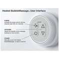 thumbnail image 3 of Kohler 1947-GHRF-0 60 x 30 in. Archer Alcove Heated Bubblemassage Air Bath Right Drain - White, 3 of 7