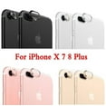 thumbnail image 3 of Bague de Protection de Caméra en Alliage d'Aluminium pour iPhone X 7 8 Plus Protection de Caméra Arrière, 3 of 4