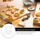 thumbnail image 5 of Cortadores de galletas de estilo Halloween de 7 piezas moldes de galletas adorables para galletas de acero inoxidable, 5 of 6