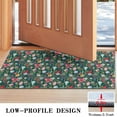 thumbnail image 3 of Dark Green Christmas Ornament Pattern Door Rugs,Washable Non Slip Door Mats Indoor,Decorative Door Mats,Entry Mat Indoor for Entrance,Bedroom,Kitchen,Bathroom,17"x30", 3 of 6