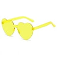 thumbnail image 2 of Gafas de sol con forma de corazón de melocotón para hombre y mujer, gafas de sol con forma de corazón integradas, de gelatina transparente y color amor, 2 of 6