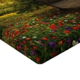 thumbnail image 2 of Ambesonne Forest Fitted Sheet, Life and Death Theme, Full Size, Multicolor, 2 of 3