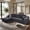Dark Gray, variant on Hommidika 106" Boneless Couch for Living Room,L-Shaped Cloud Modular Sectional Sofa with Deep Seat No Assembly Required(Black,Left Facing Chaise)