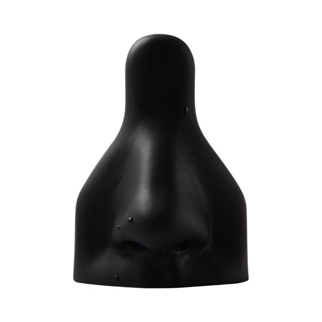 Accesorios de exhibición de cuerpo Yuyangstore modelo de silicona para práctica de perforación Nariz negra