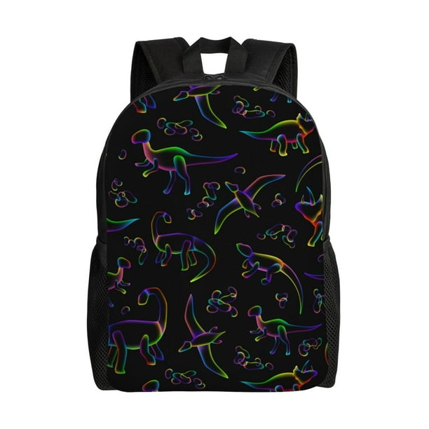 Disketp Dinosaur Mochila Unisex de Apertura Lateral Completa, Mochila para Laptop para Escuela, Trabajo y Viajes