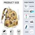 thumbnail image 6 of Sunflower Backpack for School,Cute School Bag,Schoolbag with Adjustable Shoulder Straps & Padded Back,13.4"x11"x4.7", 6 of 6