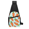 thumbnail image 3 of Disketp Sling Backpack,Multipurpose Crossbody Shoulder Bag Travel Hiking Daypack-Cartoon Carrot, 3 of 6