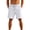 White, variant on Mens Shorts Casual Drawstring Waist Lightweight Summer Hiking Outdoor Beach Shorts with Pockets