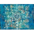 thumbnail image 2 of Art.com Mandala in Blue I Stretched Canvas Print Wall Art by Danhui Nai, 32" x 24", 2 of 4