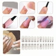 thumbnail image 5 of RAGUPEL 24Pcs Glue on Nails for Women,Diamond-Accented Nail Tips Square,3D Bowknot Press on Nails,Press on Nails Long for Dating,Party,Taking Pictures,Daily Life,Style1, 5 of 7