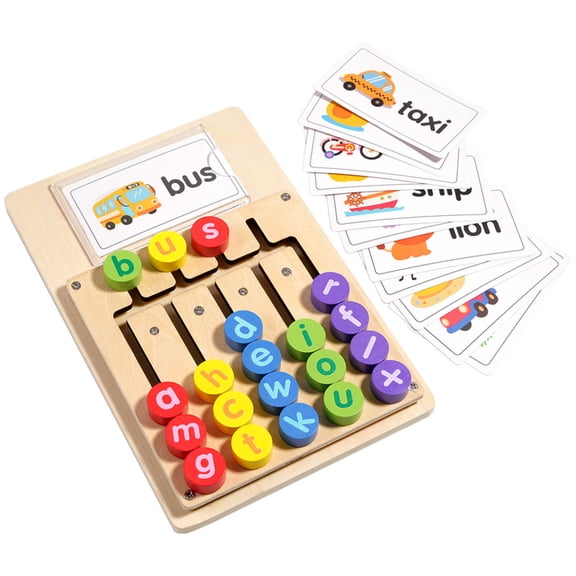 Alphabet Learning Toys for Kids Ages 3-5, Spelling Games for Toddler Learning, Preschool Learning Toys for Christmas Gifts, New Year Gifts, Birthday Gifts, Children's Day Gifts
