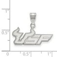 thumbnail image 2 of Solid 925 Sterling Silver Official University of South Florida Medium Pendant Charm - 18mm x 25mm, 2 of 3