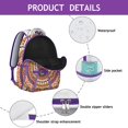 thumbnail image 2 of Spiritual Geometric Mandala Student Backpack - Waterproof & Organized Compartments, 2 of 4