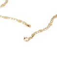 thumbnail image 4 of Cadena Figaro Ametrinaa Bitono 2.5mm Unisex 60cm Oro Italiano Solido 10k CS10K0022, 4 of 5