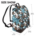 thumbnail image 2 of Yiaed Lilies Flowers Print Laptop Backpack for Women Slim Computer Bag Work Travel College Backpack Purse Fits 14 Inch Notebook, 2 of 4