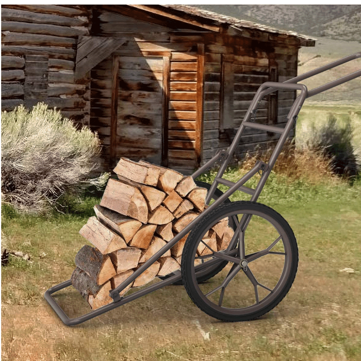 Foldable Heavy Duty Deer Cart, Game Hauler Gear Push Cart with 17