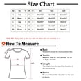 thumbnail image 3 of Blusa de manga corta con cuello redondo para mujer, regalo para mujer Fridja  hjk6501, 3 of 6