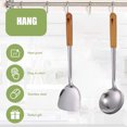 thumbnail image 4 of Juego de utensilios de cocina de acero inoxidable - 2 utensilios de cocina - Juego de utensilios de cocina antiadherentes, 4 of 5