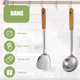 thumbnail image 4 of Juego de utensilios de cocina de acero inoxidable - 2 utensilios de cocina - Juego de utensilios de cocina antiadherentes, 4 of 5