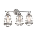 thumbnail image 1 of Design House 519728 Ajax 3 Light Vanity Light, Galvanized Steel Finish, 1 of 6