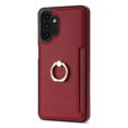thumbnail image 2 of Nalacover for Samsung A13 4G Wallet with Card Holder Slot, 360°Rotation Ring Holder Kickstand Cover for Men Women Protective Premium PU Leather Shockproof Cover for Samsung Galaxy A13 4G, Red, 2 of 6
