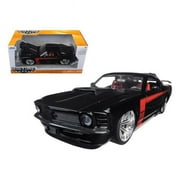 1970 Ford Mustang Boss 429 Black 1/24 Diecast Mode