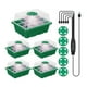 thumbnail image 1 of 5 set bandeja de arranque de semillas con brillo ajustable de luz de , bandeja de de plantas Premium con bandejas de inicio de plántulas del temporizador Verde, 1 of 8