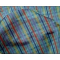 thumbnail image 4 of oneOone Silk Tabby Fabric Madras Check Decor Fabric Printed BTY 42 Inch Wide, 4 of 4