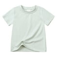 thumbnail image 5 of MYGBCPJS 3-Pack Boys T-shirts Little Kids Summer Solid Cotton Short Sleeve Crew Neck Tee Shirt, 5 of 7