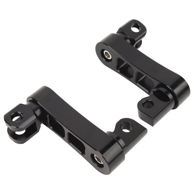 Repose-pieds de Moto, Aluminium 360 Réglable Robuste Repose-Pieds d'Autoroute Extensions Supports Repose-Pieds Extensions Passager Attache de Repose-Pieds pour Tourisme