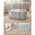 thumbnail image 3 of Organizador de pañales Blissful Diary con estampado floral, azul y floral, 3 of 7