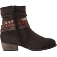 thumbnail image 6 of Roper Burnished Womens Brown Faux Leather Libbie Fashion Boots 8.5, 6 of 7