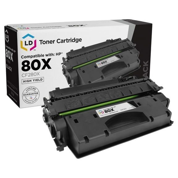 LD Products Compatible Replacement for HP 80X Toner Cartridge CF280X 80A CF280A High Yield (Black, Single-Pack) LaserJet 400 M401a, 400 M401dn, 400 M401dne, 400 M401dw, 400 M401n, 400 MFP M425dw