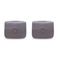 thumbnail image 2 of sweethay Bolsa de aseo colgante Impermeable Maquillaje portátil Organizador de gran capacidad Bolsas de almacenamiento plegables para viajar Gris 2Conjunto, 2 of 6