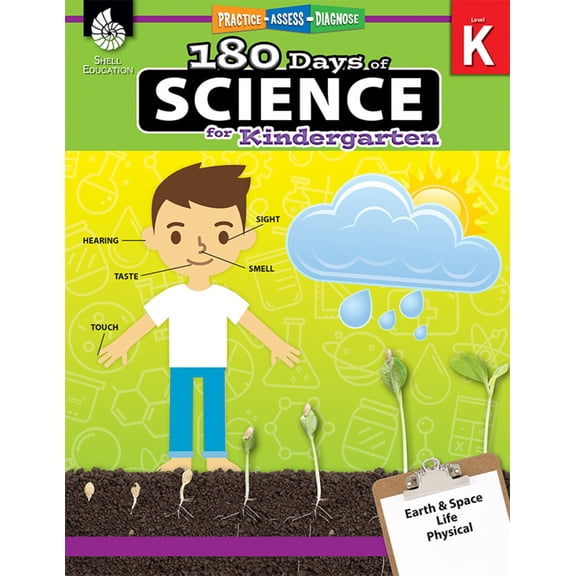 180 Days of Practice 180 Days(tm) Science for Kindergarten: Practice, Assess, Diagnose, (Paperback)