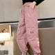 thumbnail image 2 of Odeerbi 8-14 Años Niñas Pantalones Cargo Deportes Pantalones Jogger Casual Color Sólido Pantalones de Pierna Recta, 2 of 4