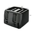 Mainstays 4Slice Toaster with 6 Shade Settings and Removable Crumb