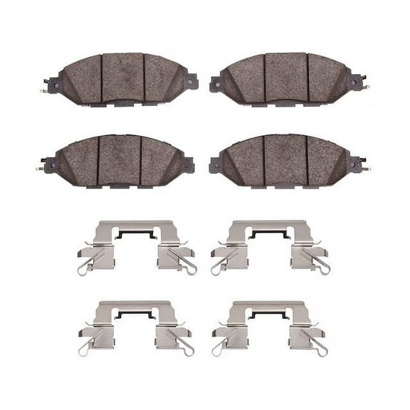 Front Brake Pad Set - Compatible with 2015 - 2022 Nissan Murano 2016 2017 2018 2019 2020 2021