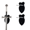 thumbnail image 1 of Soporte para espadas WANLIAN de acrílico para montaje en pared, 2 juegos, negro, 1 of 8