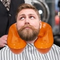 thumbnail image 4 of OUNONA Shoulder Resting Platform Hair Washing Tray Plastic Light Brown 1Pack, 4 of 6