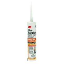 3M Fire Barrier Sealant 1000NS - Watertight, Silicone - 10.1 oz, Gray