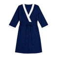 thumbnail image 5 of CHUMUD Women's Maternity Nursing Robe Pregnancy Breastfeeding Bathrobes 3 in 1 Labor Delivery Nightgowns, 5 of 6